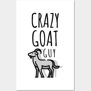 Crazy Goat Guy Posters and Art